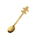 Axyaa Stainless Steel Coffee Spoons: Nordic Style Kitchen Tableware for Christmas & New Year