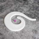 Axyaa White Ceramic Sushi Dessert Plate | Molecular Cuisine Display Specialty Tableware