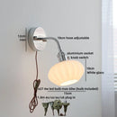 Axyaa Nordic LED Wall Sconce, White Glass Lampshade, Bathroom Mirror Stair Light