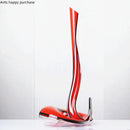 Axya Crystal Glass Wine Decanter Pitcher Snake Flagon Barware Bottle