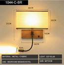 Axyaa LED Wall Lamp Modern Simple Bedroom Home Decor Scones Fixtures E27