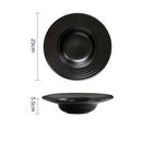 Axyaa Ceramic Straw Hat Salad Plate for Stylish Dining Experience