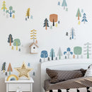 Axyaa Tree Bedroom Backsplash Wall Decals - Vinyl Waterproof DIY Wall Stickers