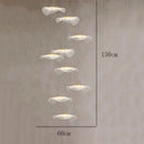 Axyaa LED Chandelier Pendant Lights for Modern Bedroom and Dining Room