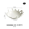 Axyaa Coral Ceramic Tableware Set for Salads, Desserts, Fruits - Family & Restaurant Dishes