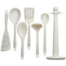 Axyaa Silicone Wooden Handle Kitchenware Set