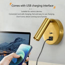 Axyaa LED Wall Lamp with Switch for Bedroom Hotel Decor