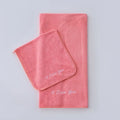 Axyaa Coral Fleece Towel Bath Set - Solid Color, Simple Combination
