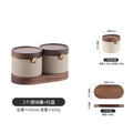 Axyaa Ceramic Seasoning Jar Set with Lid, Set of 3 Kitchen Containers