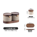 Axyaa Ceramic Seasoning Jar Set with Lid, Set of 3 Kitchen Containers