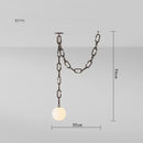 Axyaa Glass Ball Wall Lamp for Elegant Home Decor