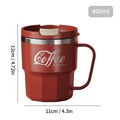 Axyaa Stainless Steel Insulated Coffee Cup with Leak-proof Lid