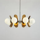 Axyaa Retro Chandelier: Bauhaus Interior Lighting for Living Room, Dining Room, Study