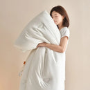 Axyaa Solid Color Soybean Fiber Winter Quilt Core - All-Season Warmth