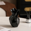Axyaa Nordic Ceramic Vase: Rotating Aesthetic Decor for Tabletop, Entryway & Dining Aesthetic