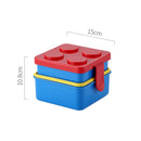 Axyaa Building Block Lunch Box: Portable & Sealed Food Storage Container for Kids