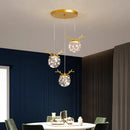 Axyaa Modern Dining Room LED Chandelier Pendant Ceiling Light Fixture