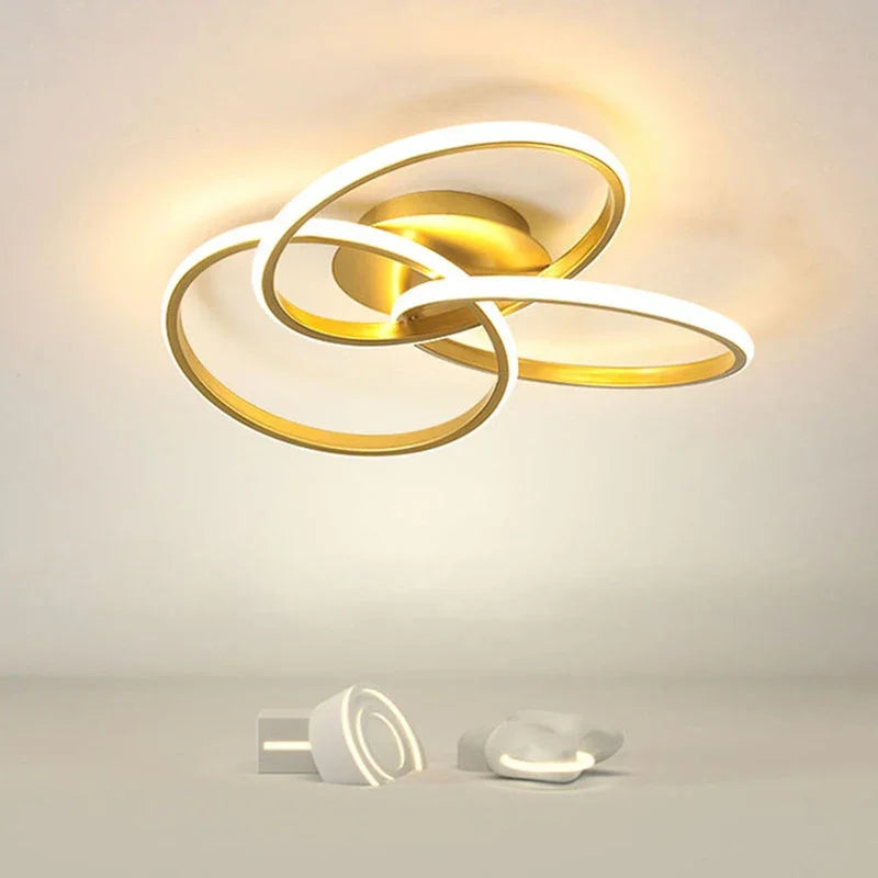 Luxury LED Ceiling Light by Axya - Dimmable Chandeliers for Home Decor