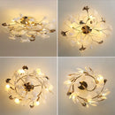 Axyaa Gingko Leaf Ceiling Lamp | Post-modern Designer LED Fixture for Home & Hotel