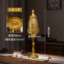 Axyaa Retro Hollow Carved Table Lamp for Romantic Home Decor