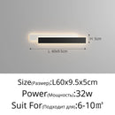 Axyaa Black White Simplicity LED Wall Lamp for Bedroom and Corridor Lighting