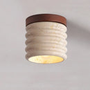 Axyaa Wabi Sabi Yellow Stone Downlight Ceiling Light for Hotel Restaurant Decor