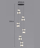 Axyaa Modern Dining Room Pendant Light LED Chandelier Ceiling Lamp Interior Lighting