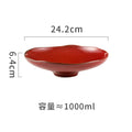 Axyaa Ceramic High-Footed Seafood Sashimi & Sushi Plates Set - Retro Restaurant Tableware