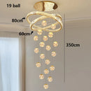 Axyaa LED Pendant Chandeliers for Living Room Staircase Indoor Lighting