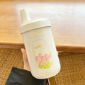 Axyaa Stainless Steel Tulip Thermal Bubble Milk Tea Tumbler with Straw