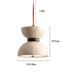 Axyaa Wabi Sabi Pendant Light for Bedroom, Living Room, and Study Atmosphere