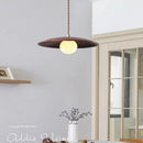 Axyaa Wooden Farmhouse Chandelier Table Lamp, Modern Bedroom Bedside Lighting