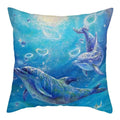 Axyaa Dolphin Pattern Pillowcase for Home Sofa Car Decoration