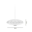 Modern Silk Bubble Pendant Chandelier by Axyaa for Dining Living Room Kitchen Island Bedroom