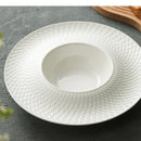 Axyaa Ceramic Dinner Plate Set for Restaurant and Home - Solid Color Tableware