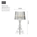 Axyaa White Baroque Ghost Table Lamp, Simple Modern Bedroom Bedside Floor Lamp