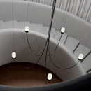 Axyaa Modern LED Gravity Chandelier for Living Room, Lobby, or Dining Room