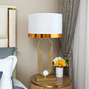 Axyaa Gold Luxury Table Lamp for Bedroom Living Room Decor