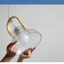 Axyaa Nordic Glass LED Chandelier for Dining, Bedroom, Coffee Shop, and Bar