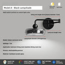 Axyaa Adjustable Arm Glass Wall Lamp LED Light