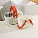 Axyaa Bath Basket: Stackable Large Capacity Toiletry Organizer, Durable Plastic Storage