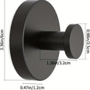 Stainless Steel Suction Cup Hooks by Axyaa - Bathroom Towel Holders & Hooks