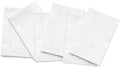 White Cotton Hemstitched Cocktail Napkins by Axyaa - Set of 6