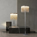 Axyaa Aluminium Chain Floor Lamp - Modern Home Decor Lighting