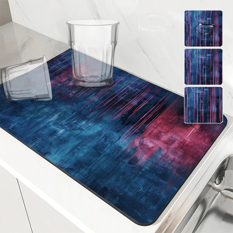Axyaa Soft Diatom Mud Kitchen Absorbent Mat