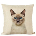 Axyaa Cute Animal Parrot & Deer Linen Pillowcase for Bedroom & Living Room