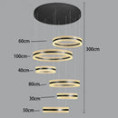 Axyaa Modern Luxury Home Staircase Pendant Lights Living Room Indoor Lighting