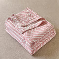 Axyaa Japanese Cotton Washed Quilt: Lightweight Three-Layer Gauze Summer Blanket