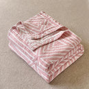 Axyaa Japanese Cotton Washed Quilt: Lightweight Three-Layer Gauze Summer Blanket