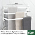 Axyaa Wall-mounted Triple-layer Towel Holder for Bathroom Storage